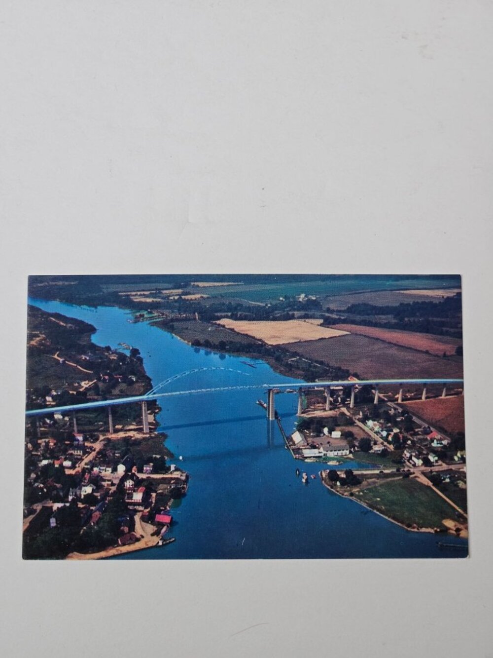 Chesapeake City Bridge Wilmington Delaware Postcard